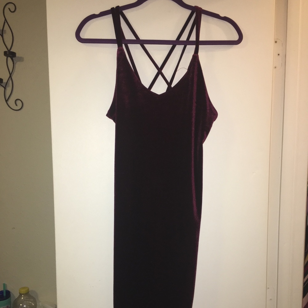 Maroon dress